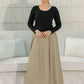 Beige Flair Skirt